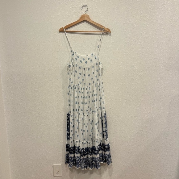 Jens pirate booty blue and white boho dress - Picture 1 of 2